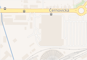 Černovická v obci Chomutov - mapa ulice
