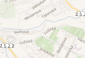 Děvínská v obci Chomutov - mapa ulice