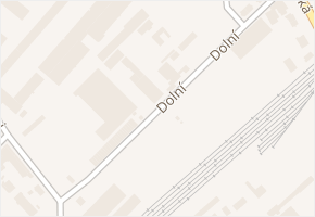 Dolní v obci Chomutov - mapa ulice