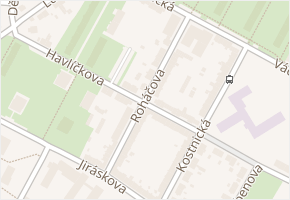 Havlíčkova v obci Chomutov - mapa ulice