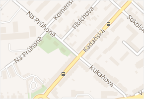 Kadaňská v obci Chomutov - mapa ulice