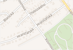 Kosmova v obci Chomutov - mapa ulice
