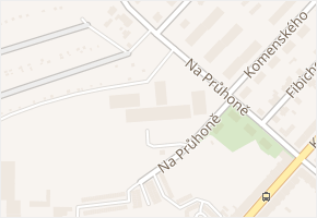 Na Průhoně v obci Chomutov - mapa ulice