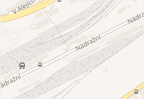 Nádražní v obci Chomutov - mapa ulice