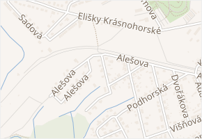 Resslova v obci Chomutov - mapa ulice