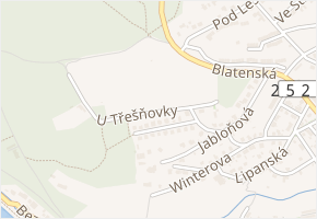 U Třešňovky v obci Chomutov - mapa ulice