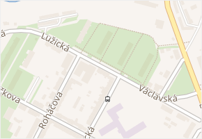 Václavská v obci Chomutov - mapa ulice
