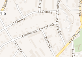 Cihlářská v obci Chotěboř - mapa ulice
