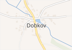 Dobkov v obci Chotěboř - mapa části obce