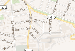 Doležálkova v obci Chotěboř - mapa ulice