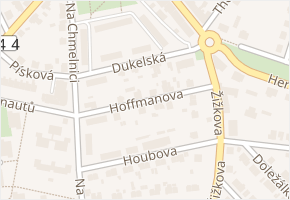 Hoffmanova v obci Chotěboř - mapa ulice