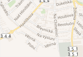 Jižní v obci Chotěboř - mapa ulice