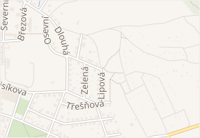 Lipová v obci Chotěboř - mapa ulice