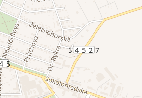 Luční v obci Chotěboř - mapa ulice