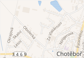 Mezní v obci Chotěboř - mapa ulice