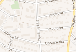 Na Chmelnici v obci Chotěboř - mapa ulice
