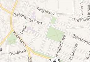 Na Zavážce v obci Chotěboř - mapa ulice