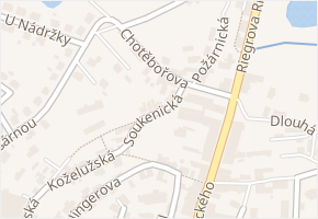 Soukenická v obci Chotěboř - mapa ulice