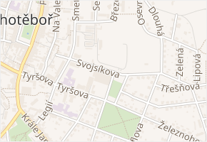 Svojsíkova v obci Chotěboř - mapa ulice