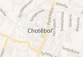 Trčků z Lípy v obci Chotěboř - mapa ulice