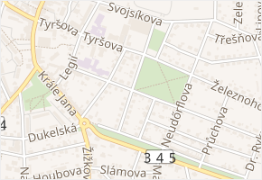 U Čížkovy studánky v obci Chotěboř - mapa ulice