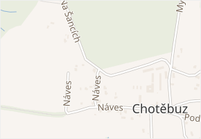 Na Šancích v obci Chotěbuz - mapa ulice