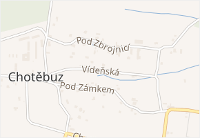 Vídeňská v obci Chotěbuz - mapa ulice
