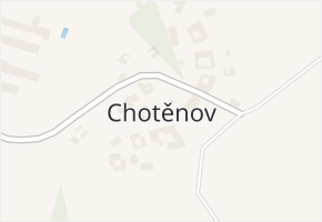 Chotěnov v obci Chotěnov - mapa části obce