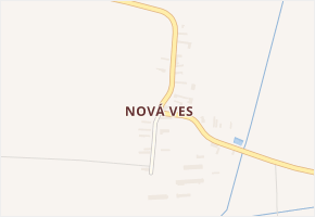 Nová Ves v obci Chotěšice - mapa části obce