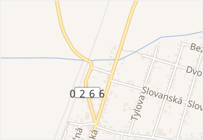 Hálkova v obci Chotěšov - mapa ulice