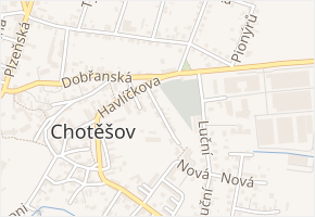 Hřbitovní v obci Chotěšov - mapa ulice