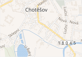 Jiráskova v obci Chotěšov - mapa ulice