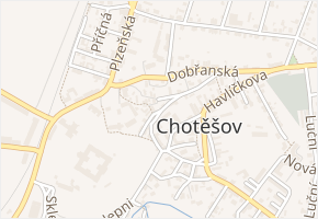 M. Škardové v obci Chotěšov - mapa ulice