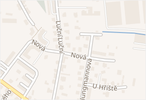 Nová v obci Chotěšov - mapa ulice