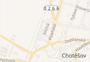 Příčná v obci Chotěšov - mapa ulice