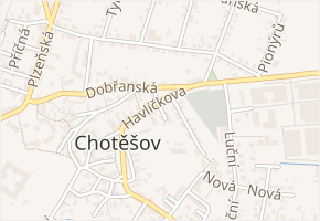 Vrchlického v obci Chotěšov - mapa ulice