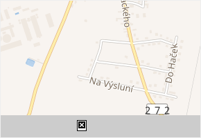 Na Výsluní v obci Chotětov - mapa ulice