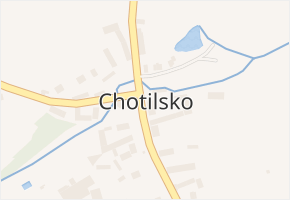 Chotilsko v obci Chotilsko - mapa části obce