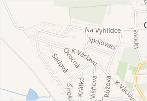 K Václavu v obci Chotoviny - mapa ulice