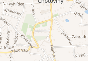 Na Kopečku v obci Chotoviny - mapa ulice