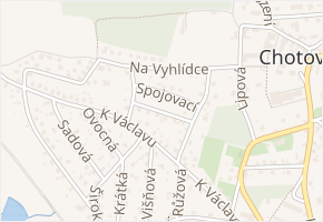 Na Výsluní v obci Chotoviny - mapa ulice