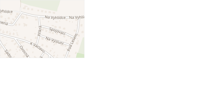 Příkrá v obci Chotoviny - mapa ulice