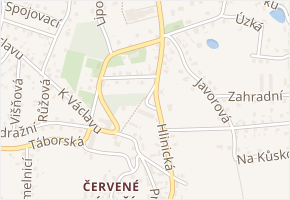U Lomu v obci Chotoviny - mapa ulice