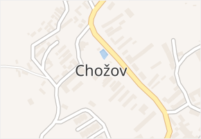 Chožov v obci Chožov - mapa části obce