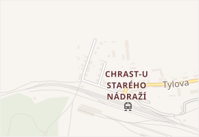 ČSA v obci Chrast - mapa ulice