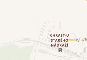 Dukelská v obci Chrast - mapa ulice