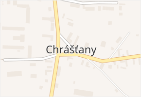 Chrášťany v obci Chrášťany - mapa části obce