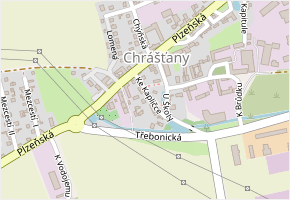 Ke Kapličce v obci Chrášťany - mapa ulice
