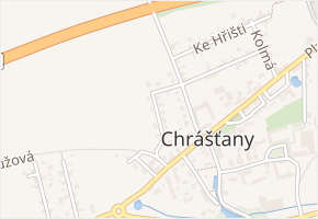 Lomená v obci Chrášťany - mapa ulice