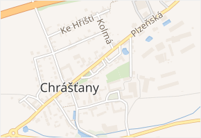 V Chaloupkách v obci Chrášťany - mapa ulice